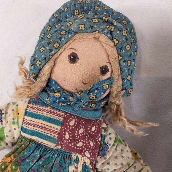 3 Set The Original Holly Hobbie Doll Knickerbocker 1970s Rag Plush Cloth Vintage - Picture 7 of 13